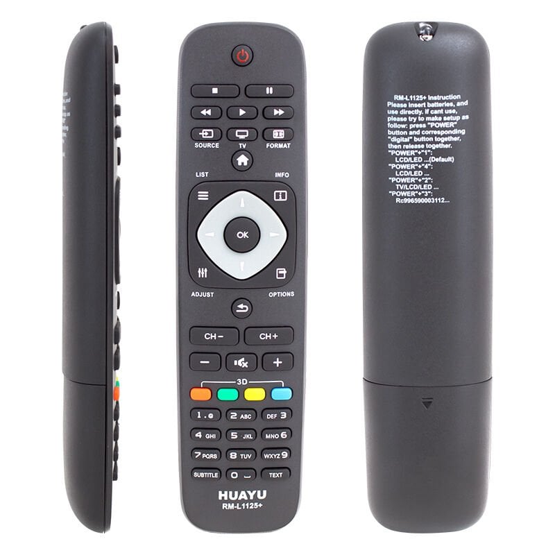 ﻿Huayu RM-L1125+ Philips Universal Lcd Led Tv Kumandası