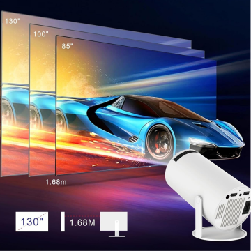 Lenovo HY300 yeni projektör 4K Android 11 WIFI6 BT5.0 1080P 1280*720P ev sineması TV ekran Projecteur açık taşınabilir Projetor