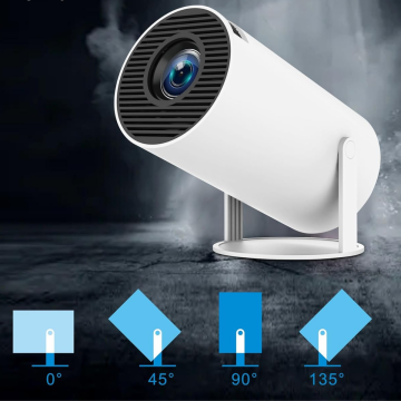 Lenovo HY300 yeni projektör 4K Android 11 WIFI6 BT5.0 1080P 1280*720P ev sineması TV ekran Projecteur açık taşınabilir Projetor